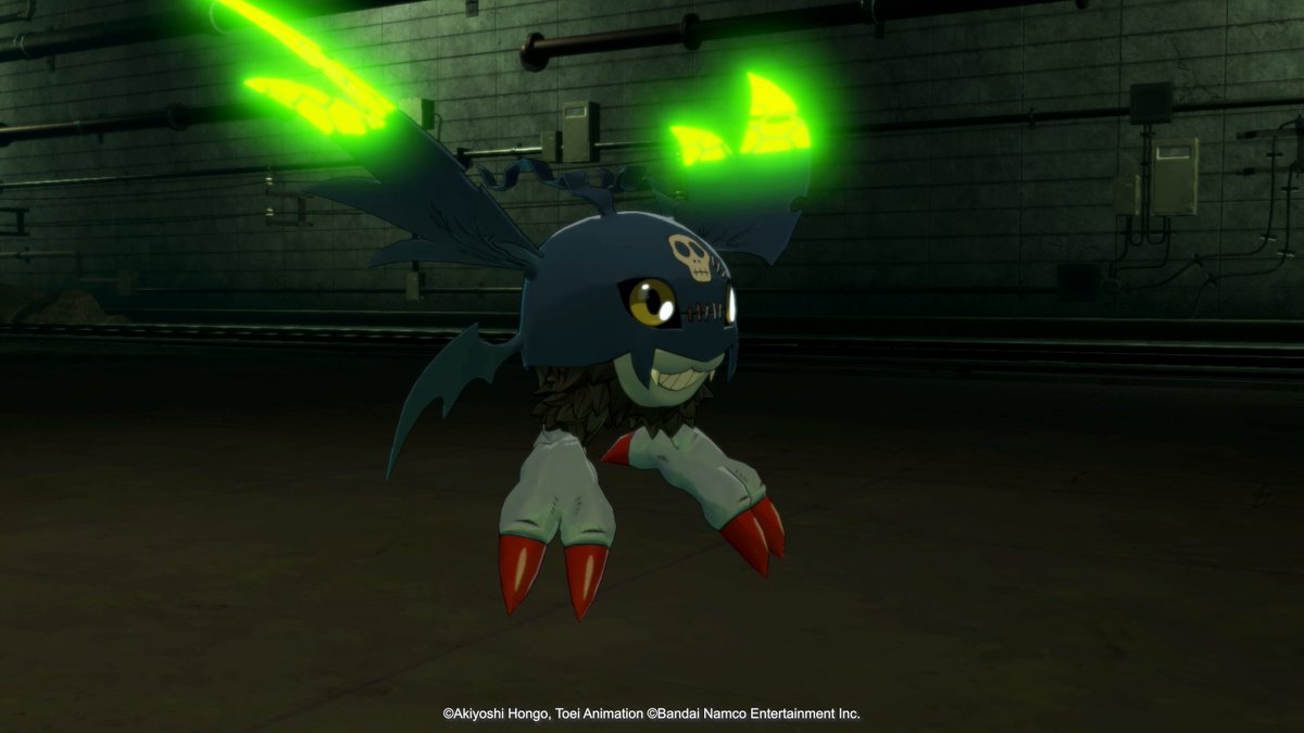Add a little eeriness and mischief to your life and choose Demidevimon as your rookie Digi-partner in Digimon Story #TimeStranger today!