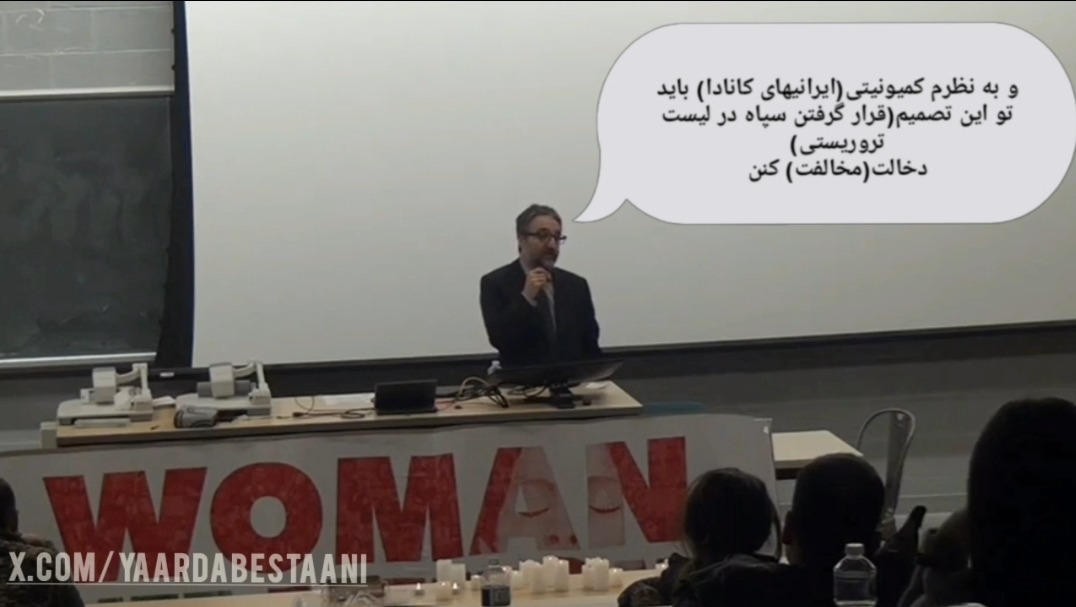 Hamed Esmaeilion اسی جان این‌بار دیگه دریایی از خون دهها هزار جاویدنام پشت تروریستی اعلام شدن سپاه بود و تو نتونستی به بهونه سربازهایی که تو سپاه خدمت کردند و مهاجر در اروپا هستند، جلوی لیست شدن سپاه رو بگیری، همونطور که خودت اینجا اقرار کردی مانع دولت کانادا شدی:
