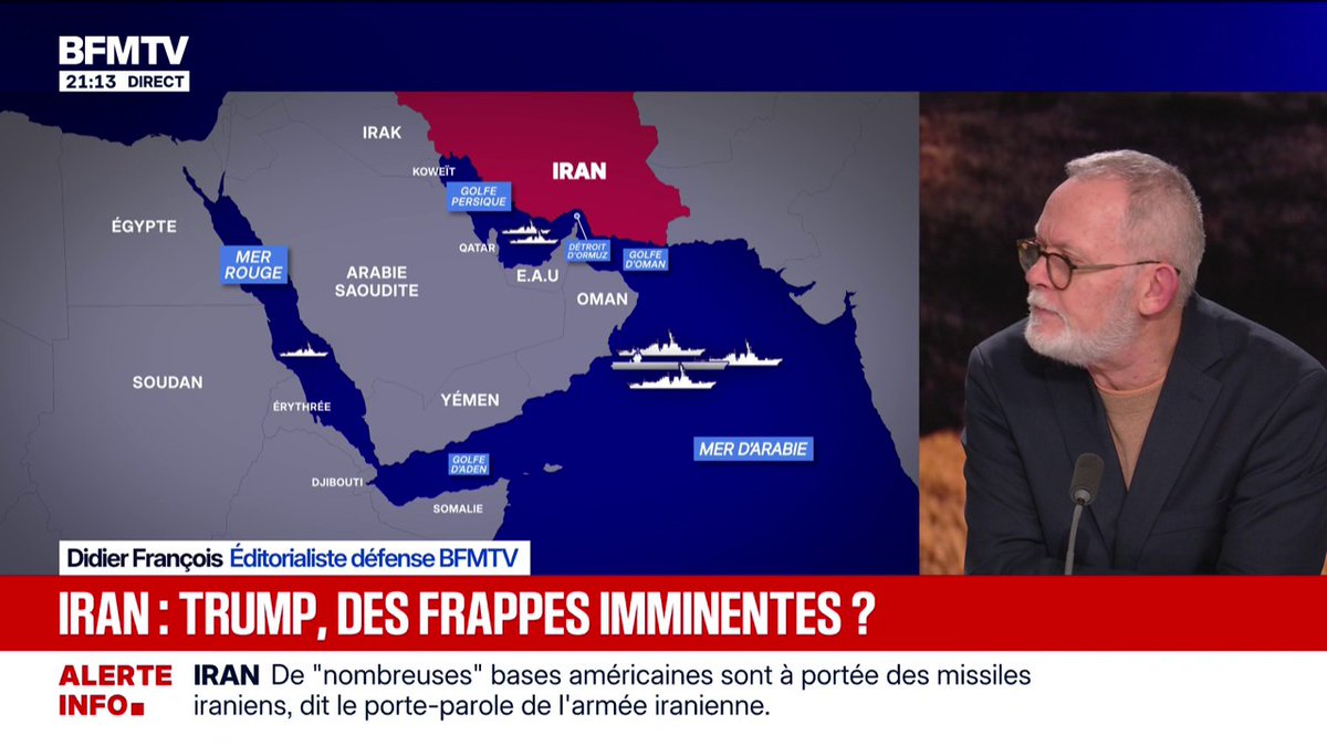 Iran: le dispositif des États-Unis au Proche-Orient