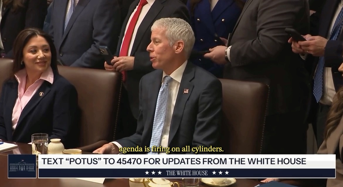 .Secretary Chris Wright: "Coal over the last few days, where we were at peak demand with electricity, has delivered 20 times more electricity than solar and batteries." President Donald J. Trump: "Coal doesn't mind very cold weather...It's not affected by bad weather. Rain. Snow. Sleet. Freezing, freezing cold."