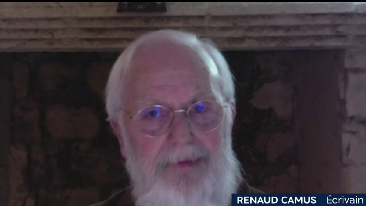 "Je ne peux absolument pas me défendre puisque je ne suis convié nulle part, sauf ici, ce dont je vous remercie" Renaud Camus (Renaud Camus 🇫🇷🇪🇺🇺🇦🇩🇰🇮🇱) écrivain #ÇaSeDébat