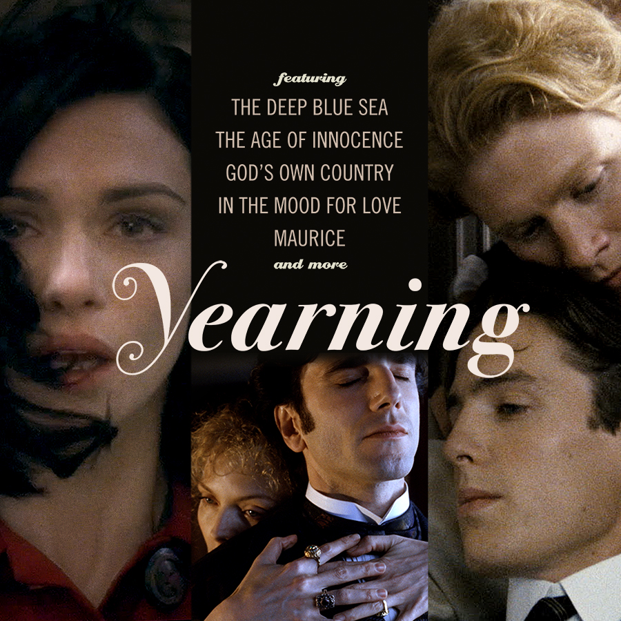 YEARNING ❤️🔥 Coming to Criterion Channel February 1! The exquisite ache of longing suffuses these at once melancholy and intoxicatingly romantic visions of heartbreak, unrequited love, and forbidden passion that luxuriate in the overwhelming pull toward a connection that feels all but impossible.