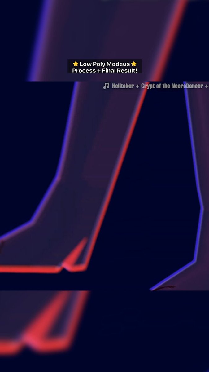 How I made low poly Modeus from Helltaker!