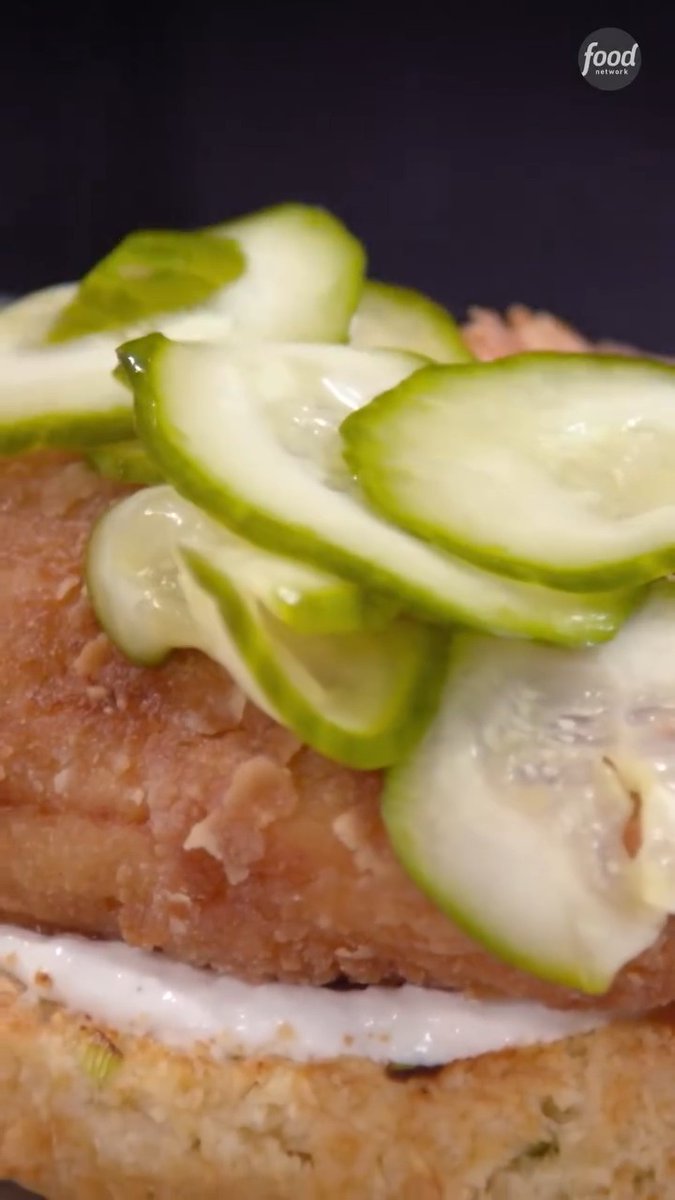 This is not your average Chicken & Biscuit Sandwich! @rowleyfarmhouse adds goat cheddar cheese to their biscuit dough and sous vides the chicken before it's fried to stay super juicy 🤤 Watch #DDD with Mayor Guy Fieri Fridays at 9|8c!