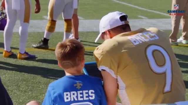 Always a fun time at the Pro Bowl for Drew Brees and the boys 👏 Pro Bowl Games -- Tuesday 8pm ET on ESPN Stream on NFL+ and ESPN App