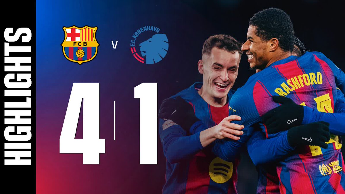 👀🍿 HIGHLIGHTS: Barça 4️⃣-1️⃣ Copenhagen