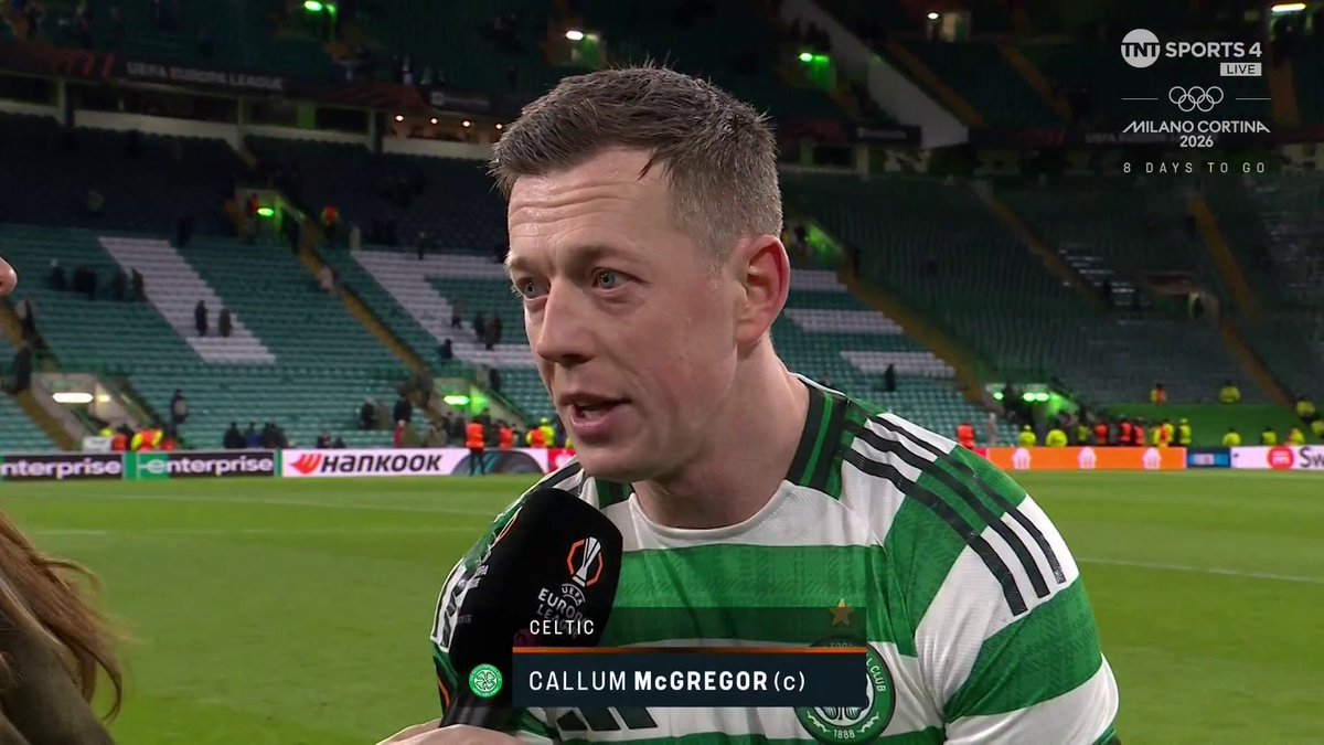 "When the pressure was on we managed to deliver" Celtic captain Callum McGregor reflects on his side's 4-2 win over Utrecht and their campaign so far... 🎙️ Connie McLaughlin 📺 TNT Sports & discovery+ UK