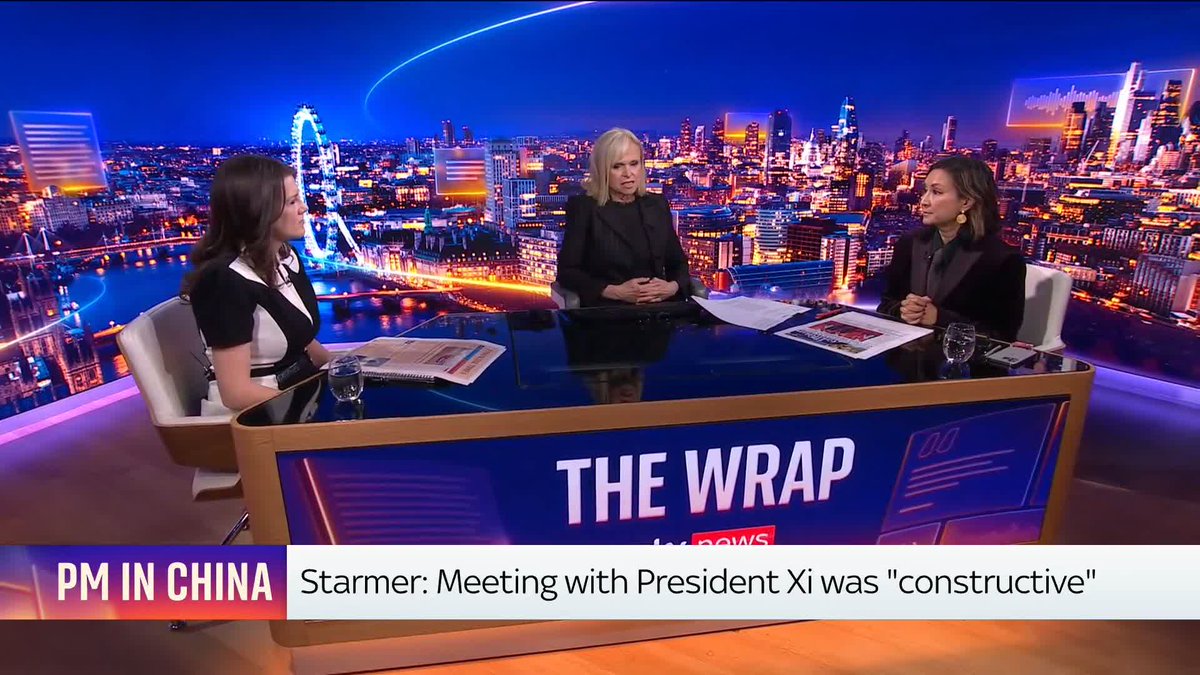 🗣️ 'The Chinese held us to ransom, they said unless you greenlight the embassy, which is a security threat, then they wouldn't allow the visit' Former Conservative cabinet minister Rt Hon Michelle Donelan weighs in on Starmer's visit to China. 📺 Sky 501/YT
