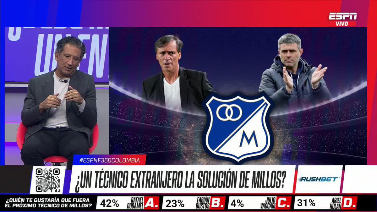 ¿UN TÉCNICO EXTRANJERO ES LA SOLUCIÓN PARA MILLONARIOS?📑🔵 "Los abogados están revisando el contrato del señor Fabián Bustos" @casaleSports ▶️ Mira #ESPNF360COLOMBIA en el Plan Premium de #DisneyPlus