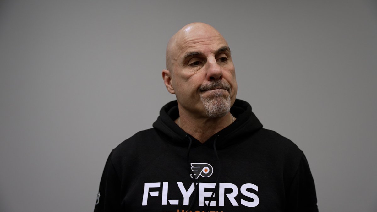 Head coach Rick Tocchet met with the media ahead of tonight’s matchup in Boston. #PHIvsBOS | #LetsGoFlyers