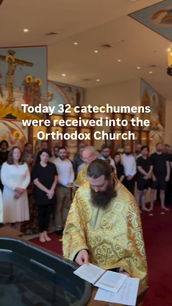 Baptism of more than 30 people in the Orthodox Church ☦️💖🙏