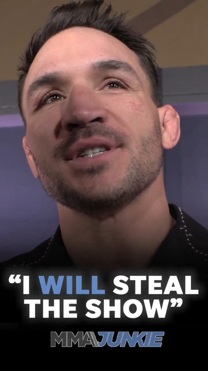 Michael Chandler promises to "steal the show" at UFC White House – Conor McGregor or not. (via Mike Bohn)
