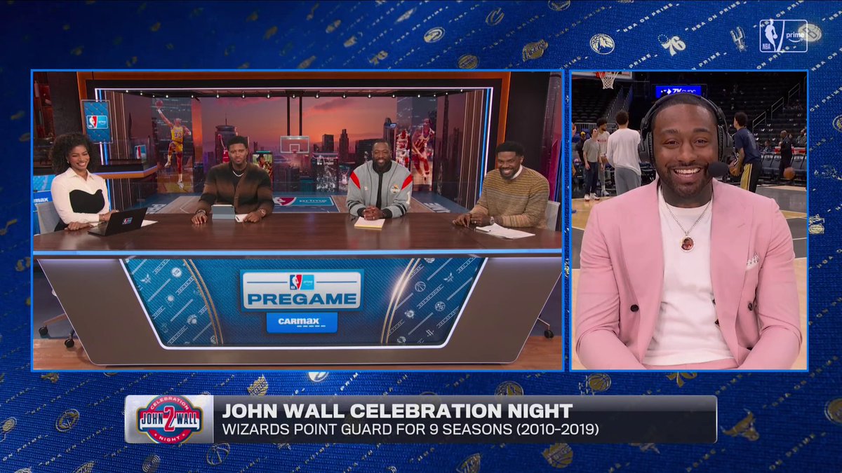 "I was a 19-year-old kid coming in. No facial hair, no tattoos, no kids, no nothing. And they accepted me." John Wall tells the crew what playing in Washington D.C. meant to him 🙏