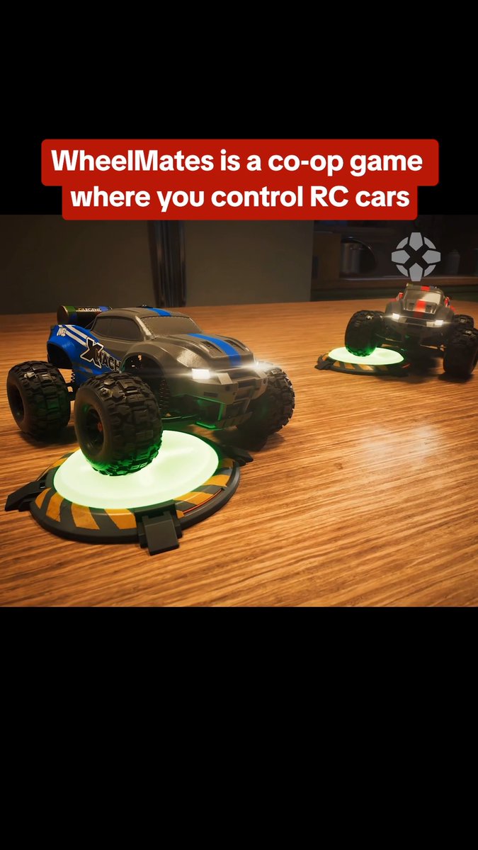 WheelMates is a new 2-player co-op action-adventure game where you control R/C cars inside the house of an eccentric scientist. Tag your Player 2!