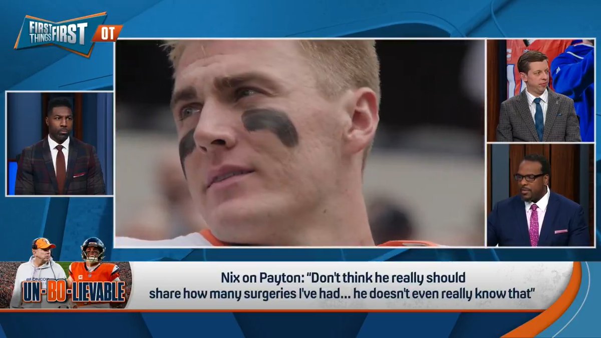 “You’re divulging too much information. It’s a need to know basis and you as a head coach, you harp on that to us…Bo has every right to step up and say no, that’s not it man.” Greg Jennings reacts to Sean Payton discussing Bo Nix’s injury history: