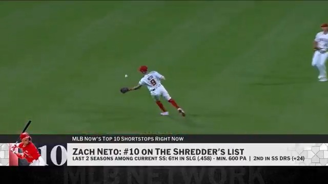 Zach Neto is the No. 10 shortstop on MLB Now's #Top10RightNow.