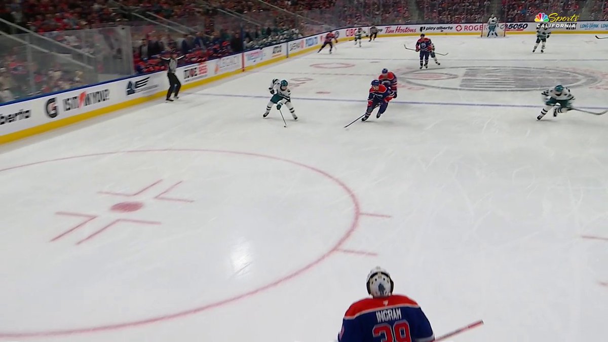 Michael Misa has the San Jose Sharks up 3-0 in the first! 🦈