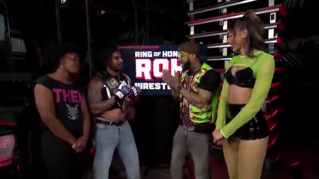 The Infantry finally introduced the newest member of STP... Christyan XO. YET ANOTHER TALL WOMAN IN RING OF HONOR AFTER STORI DENALI. 😭