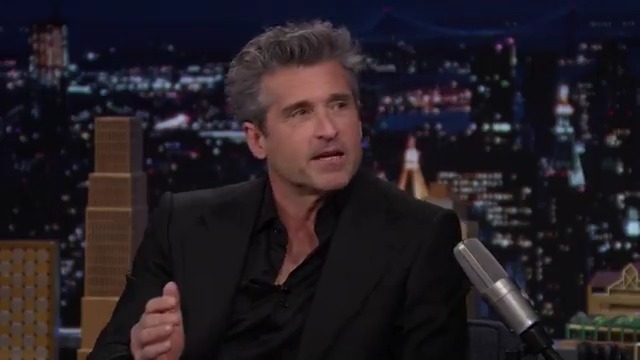 .Patrick Dempsey reflects on his time on Grey's Anatomy 🥹 #FallonTonight