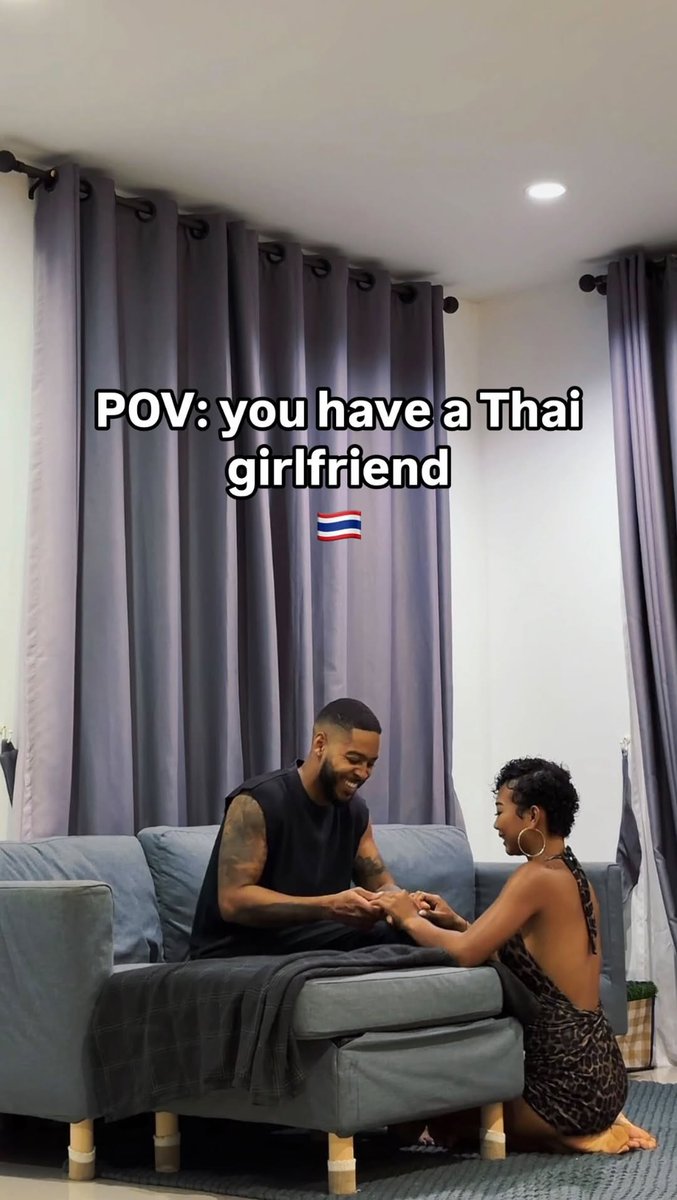 American women hate it when their men get treated like kings overseas. Glad he's getting the treatment he deserves