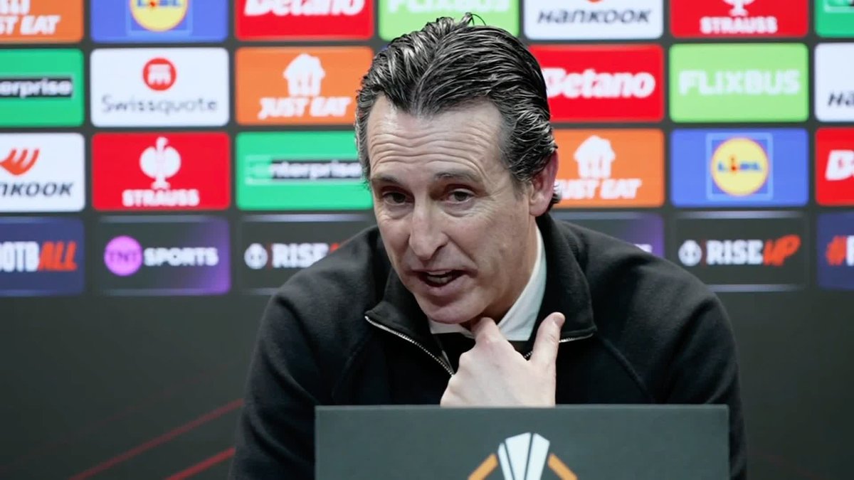 "We reacted because of the energy we created" 😤 Unai Emery provides his reaction to Aston Villa's comeback win over RB Salzburg 👏