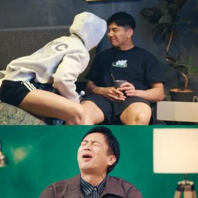 BOMIとHUWEIの接近戦に興奮が止まらない徳井義実。 新たに誕生した"伝説のシーン"はエピソード8の後半🩵 #ボーイフレンド2 #TheBoyfriend2