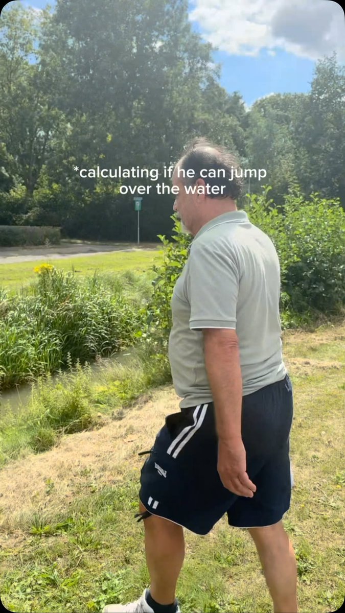 I think he forgot to jump 😂