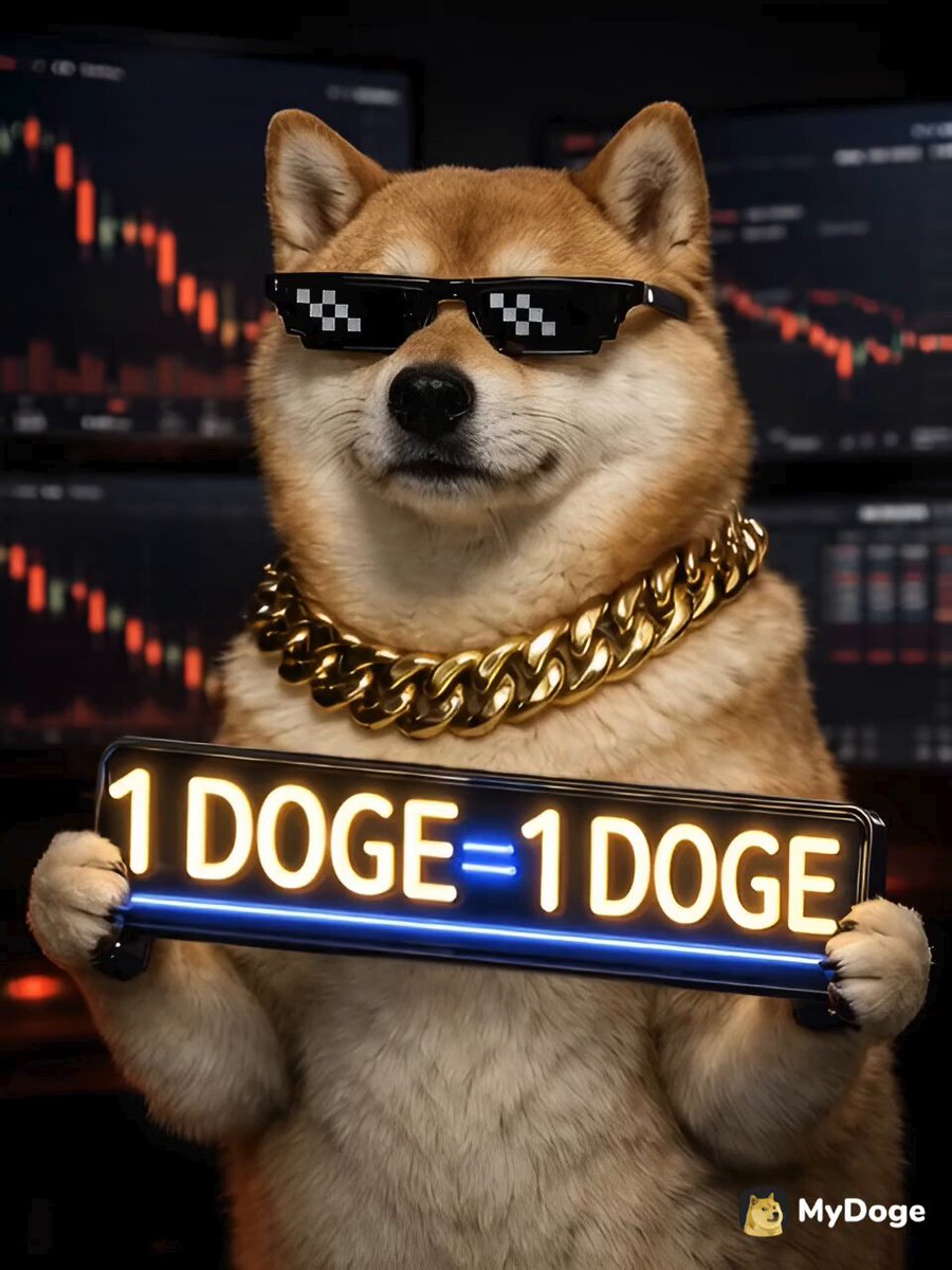 1 DOGE = 1 DOGE Forever 💛