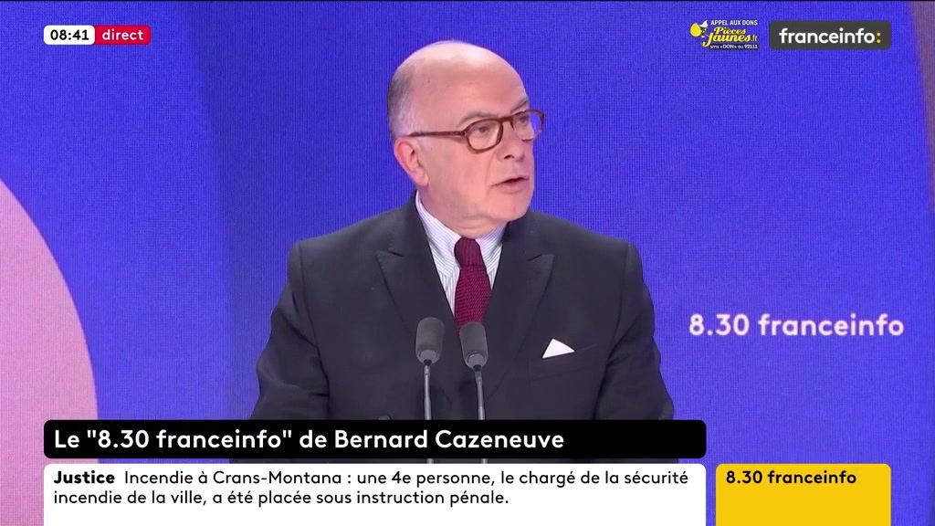 🔴 Budget : la question des retraites ➡️ "Nous ne pouvons pas régler le problème du déséquilibre des retraites si nous n'allongeons pas à terme la durée de cotisations [...]", selon Bernard Cazeneuve, ancien Premier ministre