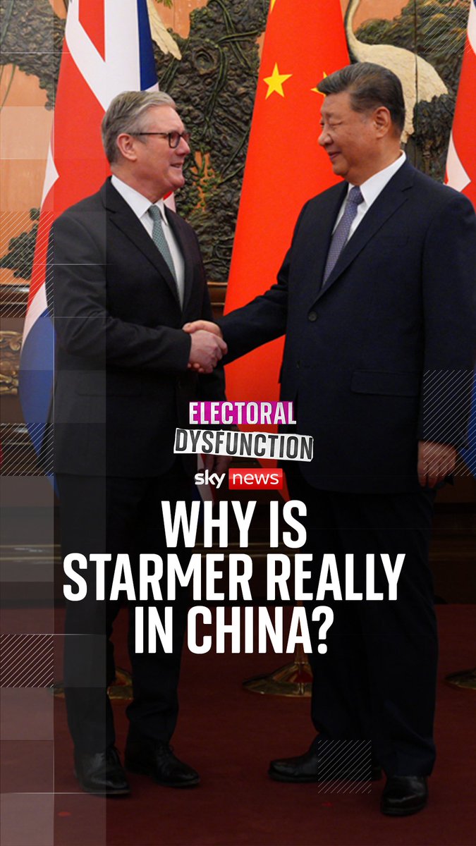 Sky's Beth Rigby dials in from Beijing to speak to Harriet Harman and Ruth Davidson about why it's a "no brainer" for the prime minister to talk trade with business leaders in China. Listen to #ElectoralDysfunction 🎧
