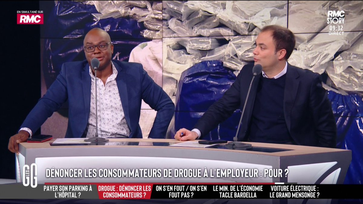 Drogue : faut-il dénoncer les consommateurs ? 💬 "S’il ne se drogue pas pendant qu’il travaille et qu’il est très bon… Réfléchissez aux députés et aux ministres." 💥 "C’est quoi ces arguments à la CON ? Ce sont des idées à la con !" #GGRMC