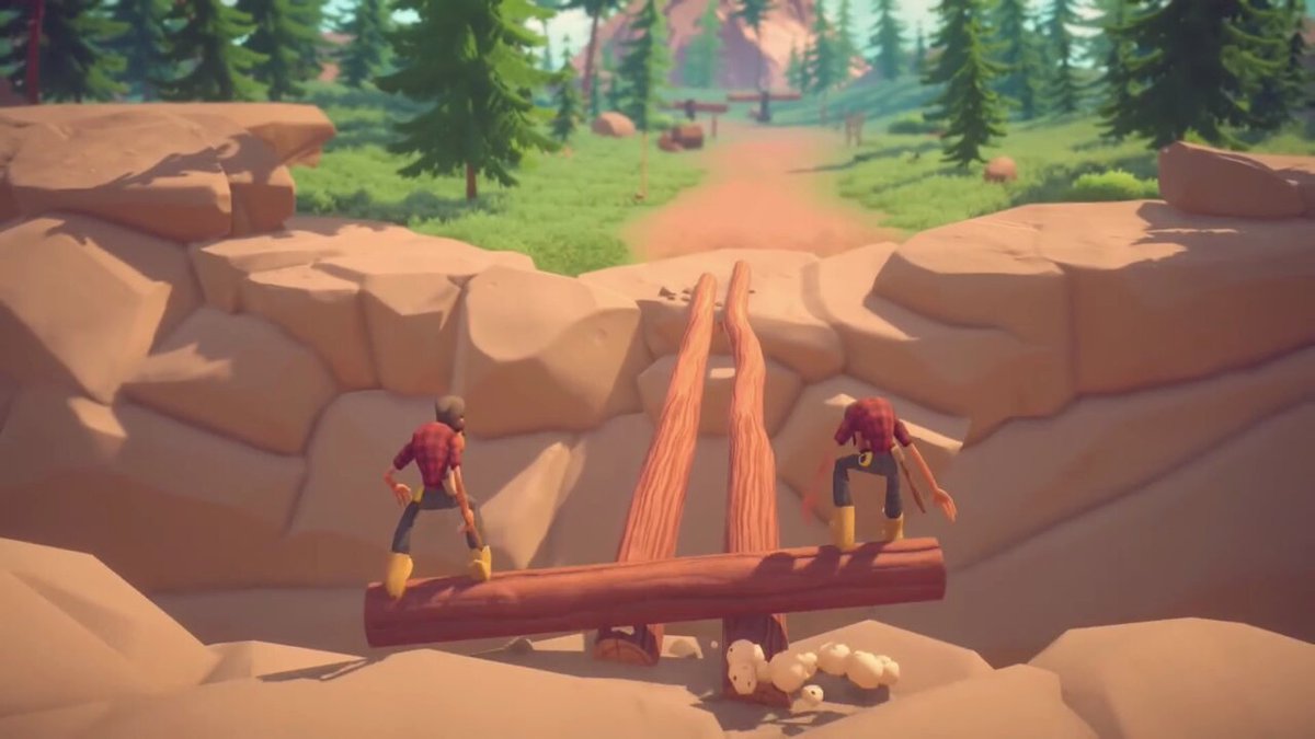 ふたりで丸太を足で転がしてゴールまで進むワチャワチャ協力アクション『Log Riders』がSteamにて2月13日にリリース。試される協調性 左右の丸太の速度を合わせないとまっすぐ進めないため、意思疎通が攻略のカギ。壁にぶつかると一発でふっ飛ばされる不条理な難度。