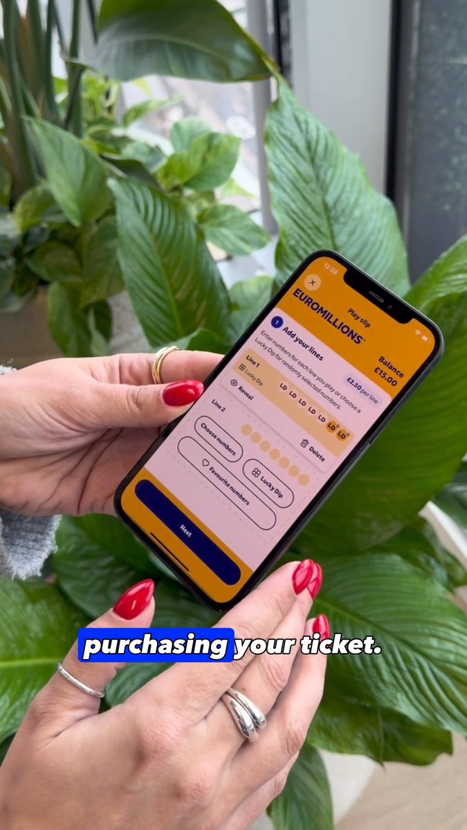Ever wish you could peek at your Lucky Dip numbers first? 👀 Wish granted ✨ On our new app, you can now reveal your Lucky Dip numbers before purchasing your ticket! #NationalLottery