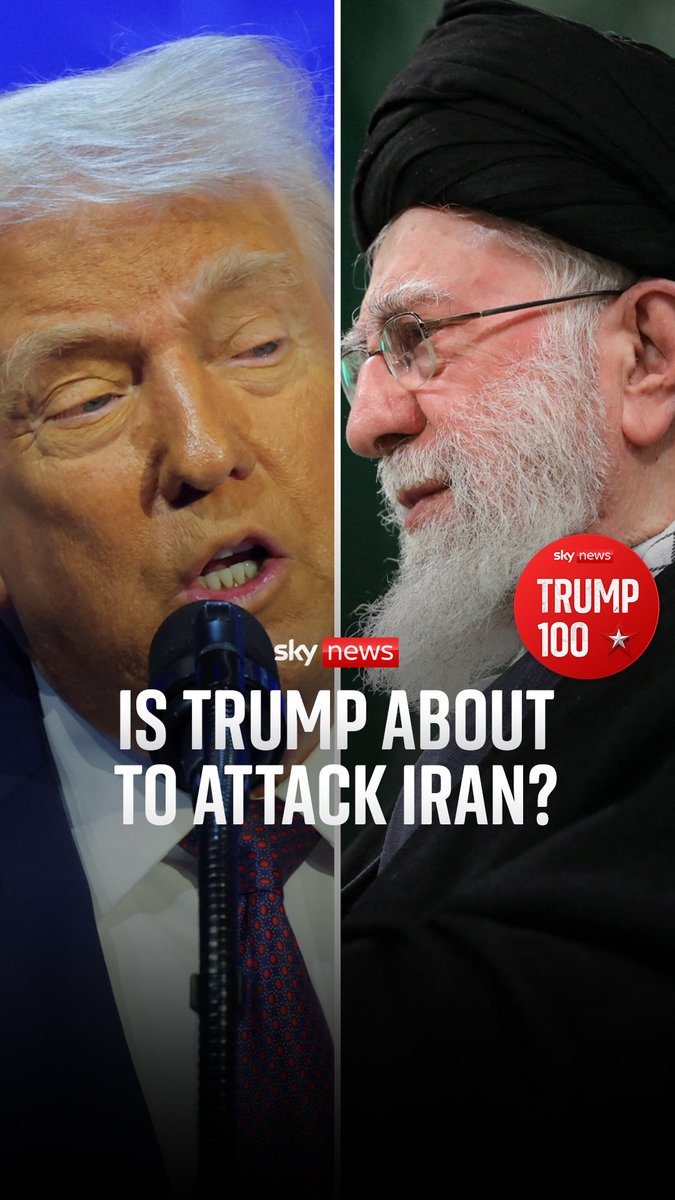 Donald Trump's "belligerent language" on Iran has raised the prospect of America's biggest strike yet on the country - but could a nuclear deal stave off military action? @JamesMatthewsky and @skyDavidBlevins discuss on #Trump100. Listen 🔗