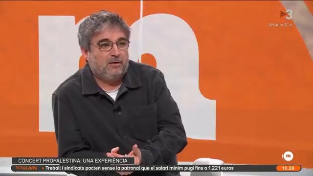 “Estava al costat d'un noi que va venir del Marroc als baixos d'un camió i tenia una emoció que no se l'acabava.” Jordi Évole explica a #Matins3Cat que va viure el concert per Palestina d'una manera molt especial
