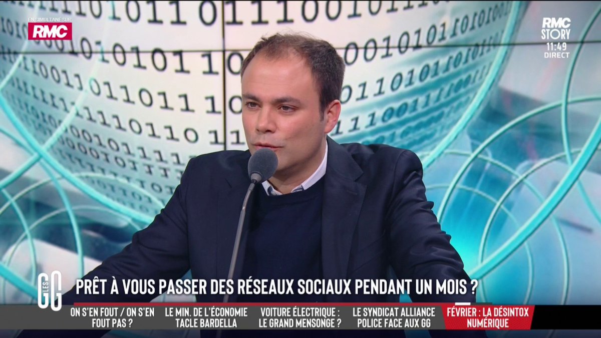 📱 Février : la désintox numérique 😍 Charles Consigny kiffe les réseaux : "On diabolise les réseaux sociaux, alors que ce n’est pas pire que la télé. C’est du divertissement, ça amuse et ça nous sort de l’ennui. Je ne les diabolise pas !" #GGRMC