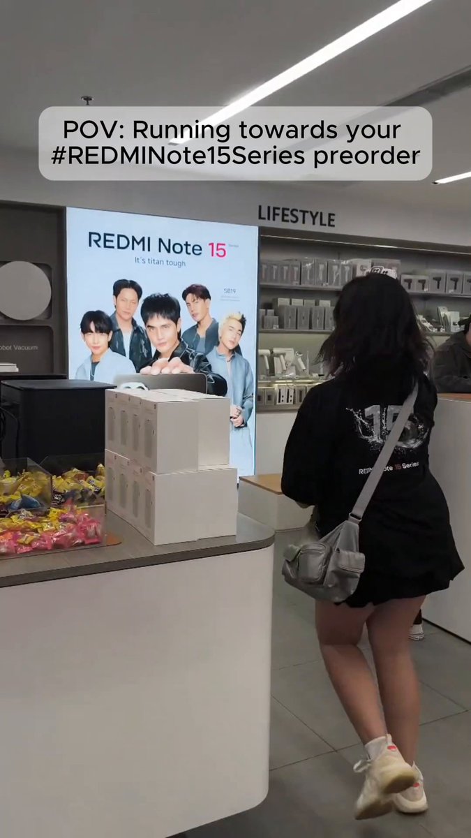 Sprinting in excitement to unbox the #REDMINote15Series, plus exclusive freebies and SB19 goodies! 😍 Get yours starting January 30 at a 📍 Xiaomi Authorized Store near you