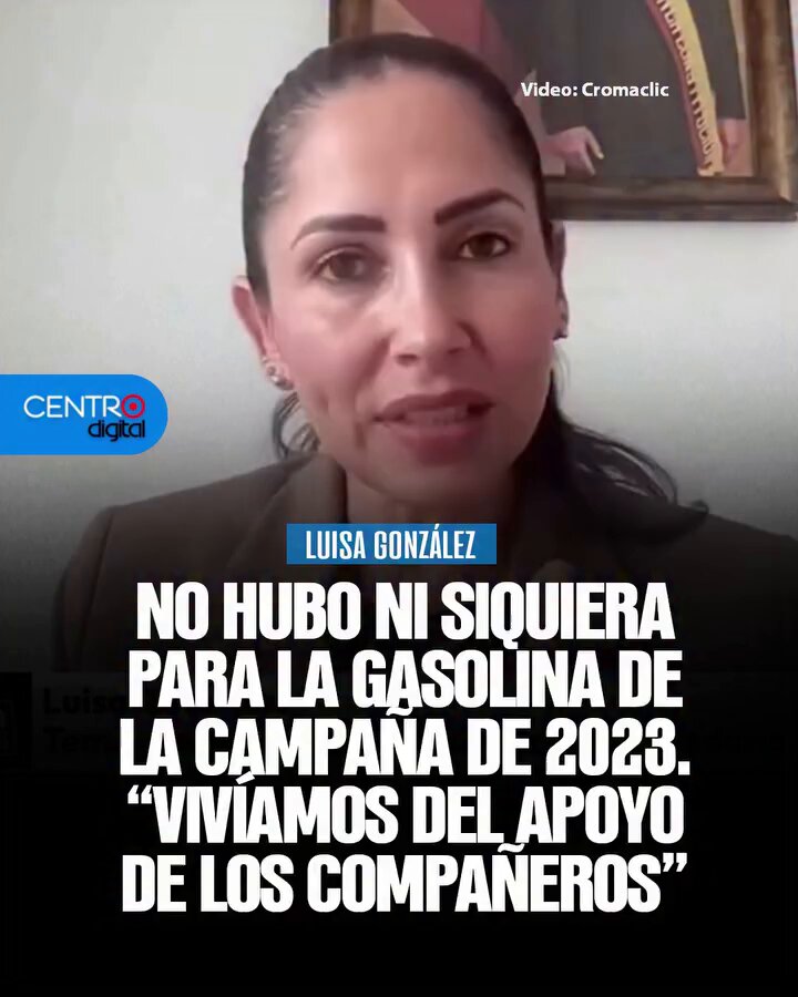 ¡Qué peligro para el correismo si abre la boca Luisa González!. Si así nomás, sin que sea detenida acusa a sus compañeritos: "quién era la presidente del partido, era Marcela Aguinaga, el financiero era otro, yo fui candidata"..... -La Rana René, la socialista, la que nunca ha trabajado, la que vivía "en una casa de caña". Le encontraron ¡3 celulares de alta gama APLE, y un iPad! Que paradoja!!. Señores correistas, advertidos están, si la agarran a Luchita, váyanse a Uzbekistán, al Tíbet o a Guinea Ecuatorial, ya que esta cantará mejor que pillo descubierto robando en busetas. Pilas.