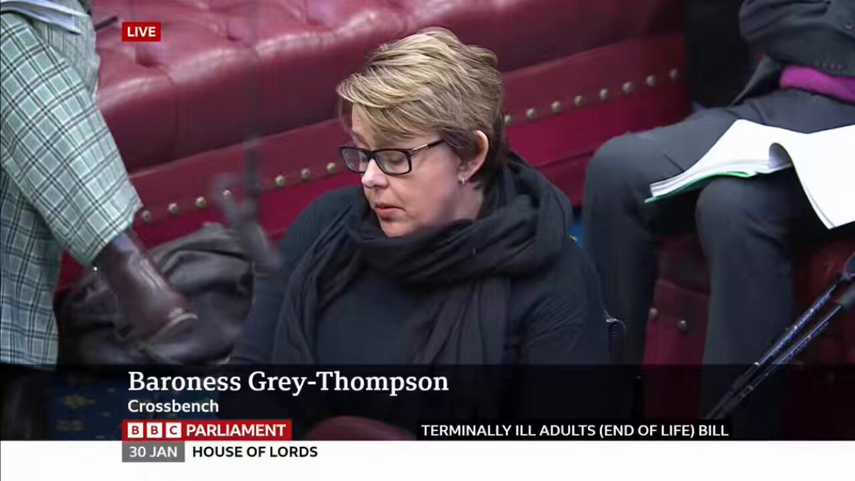 Did he think Tanni Grey-Thompson wouldn’t notice this? Why is he trying to weaken the safeguards for the learning disabled which were established in the Commons by Daniel Francis MP?