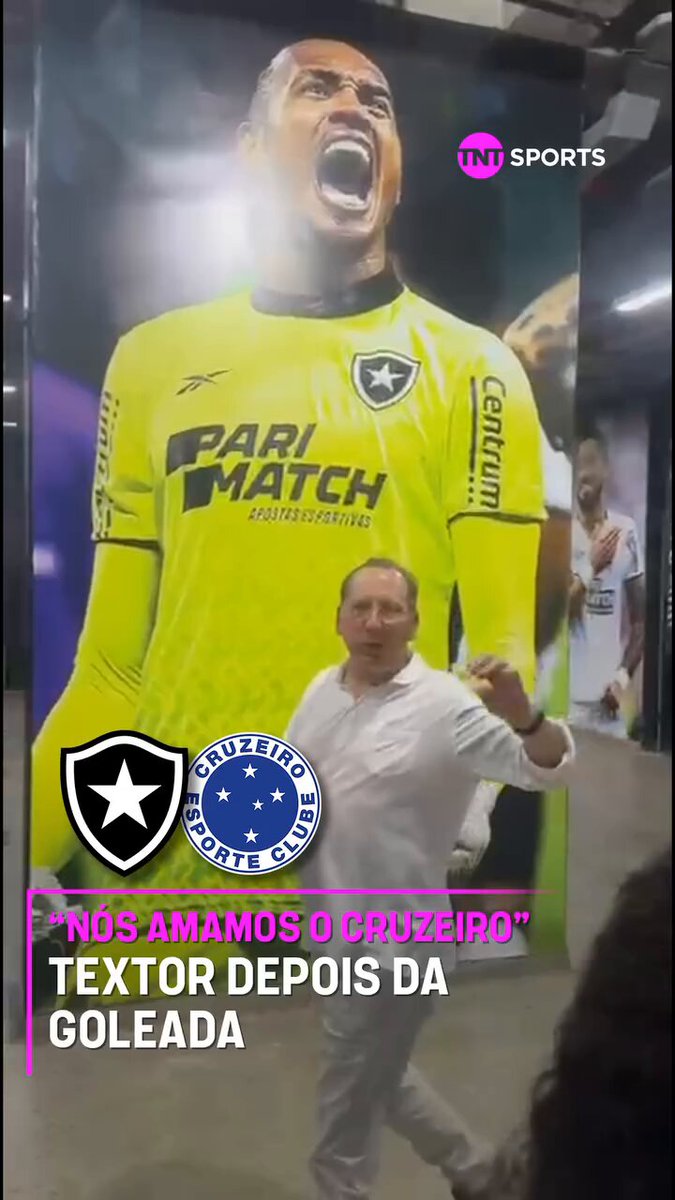 John Textor após a goleada do Botafogo sobre o Cruzeiro: "Nós amamos o Cruzeiro." 📽️TNT Sports BR