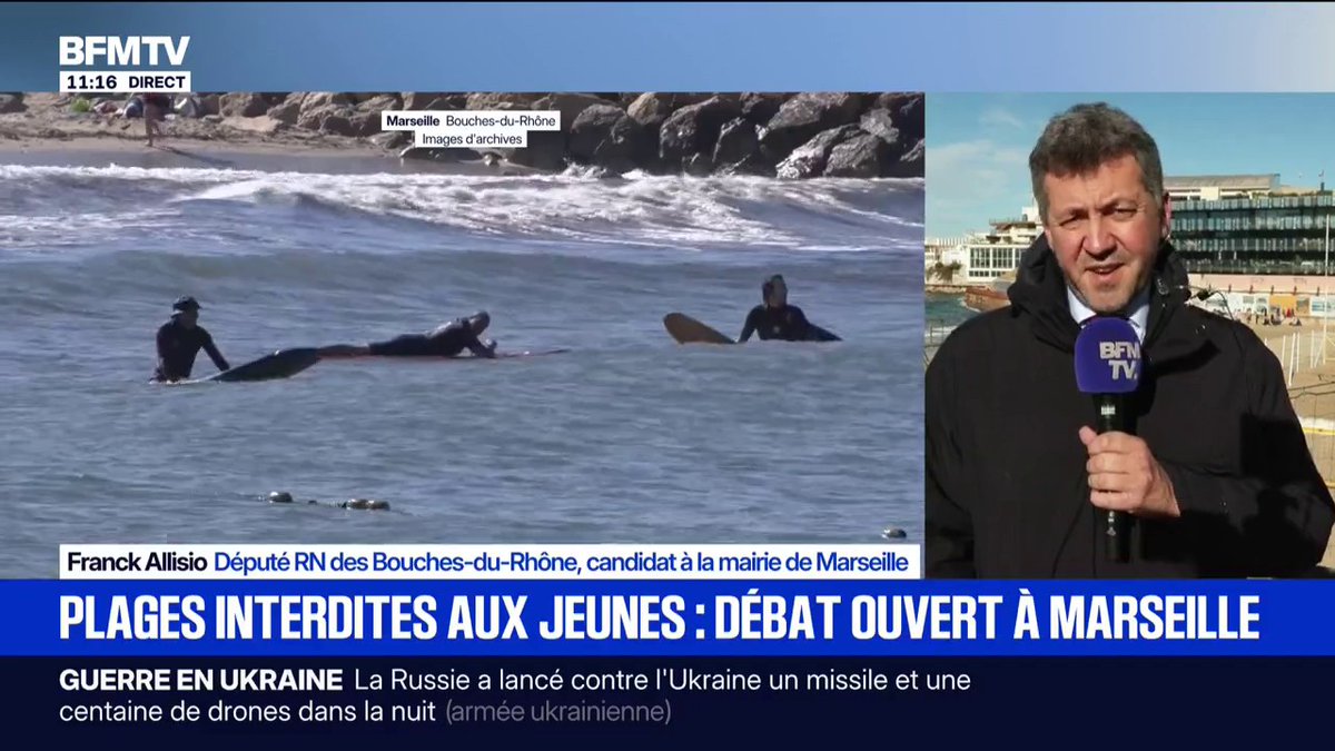 Alors on en a une qui veut interdire les plages aux pauvres et l’autre les interdire aux jeunes La droite marseillaise ne jure que par l’apartheid