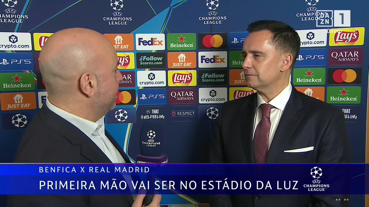 Diretor do Benfica: "Esperamos estar nos oitavos para jogar contra o City ou Sporting de Lisboa", afirmou Mário Branco.