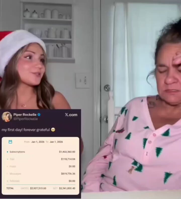 La créatrice de contenu OnlyFan Piper Rockelle fait pleurer sa grand-mère en lui annonçant avec fierté qu'elle peut prendre sa retraite car elle a gagné 3 millions de dollars en seulement 24 heures.