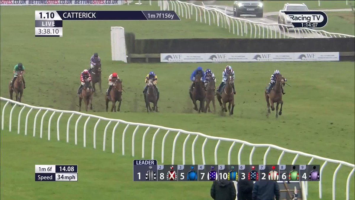 Sole runner on the card - and a winner! Harry Derham isn't a regular visitor here but makes it two from three at Catterick as Belaya River lands the £10,000 Racing to School Juvenile Maiden Hurdle