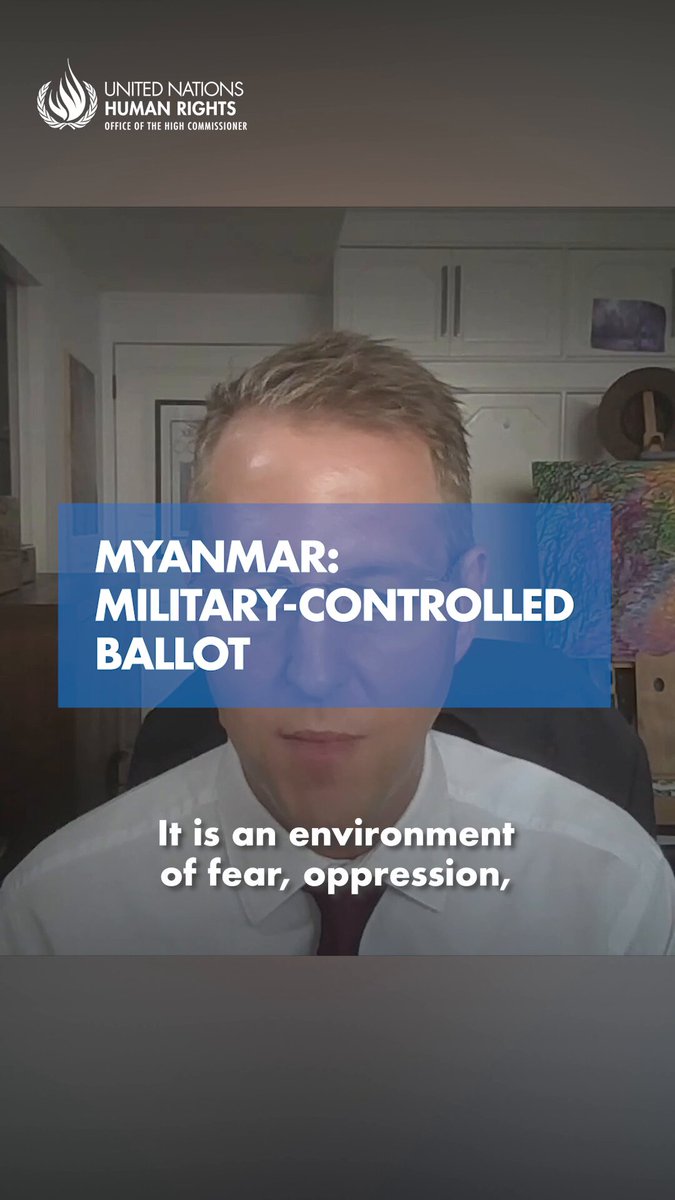 #Myanmar: Conduct of recent military-imposed elections failed to respect fundamental human rights of country’s citizens. Process served only to exacerbate violence & societal polarization. After military grabbed power from democratically elected government, Myanmar has lost half a decade of peace and development - UN Human Rights Chief Volker Türk ➡️