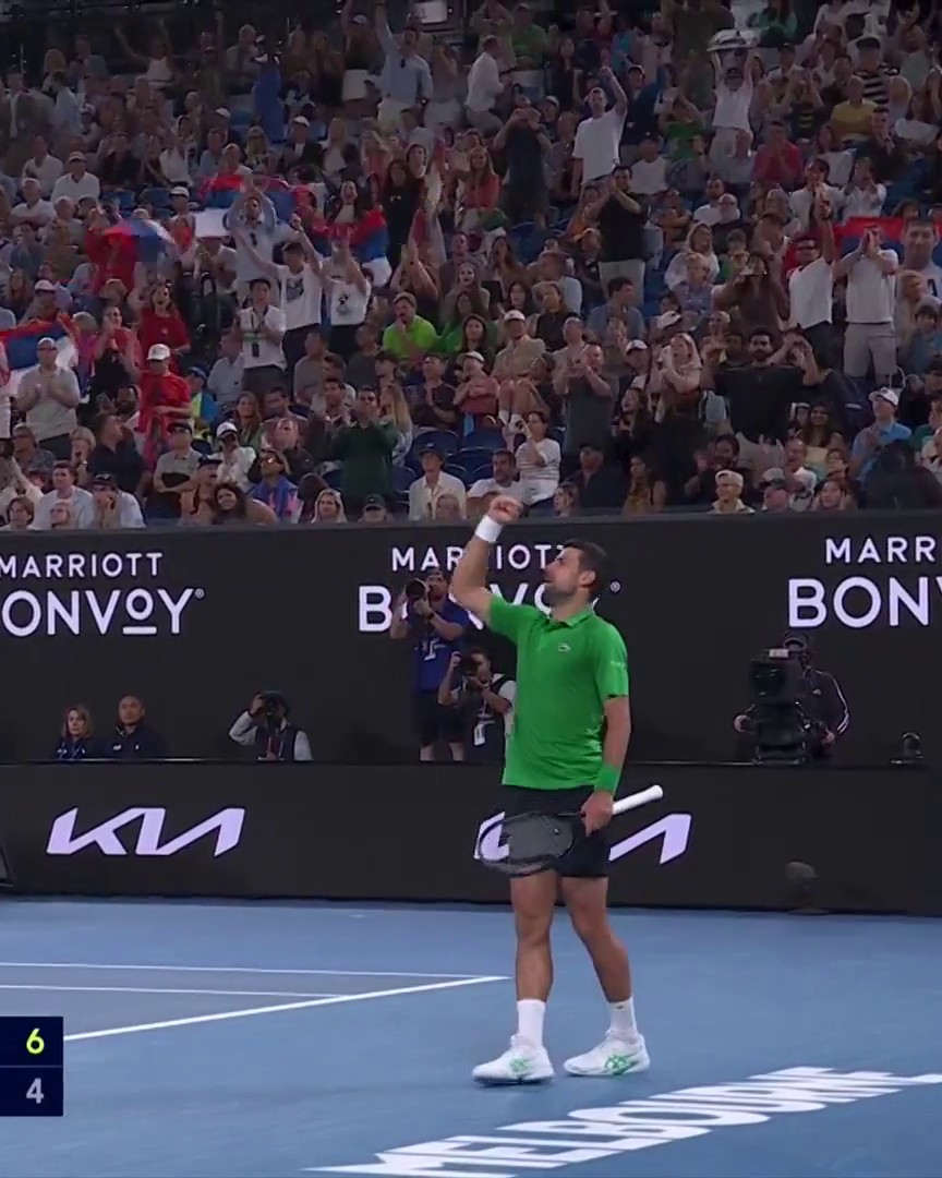 Novak Djokovic takes the match to a fifth set after a stunning performance 👏 🇦🇺 Watch and stream the 2026 Australian Open live on TNT Sports and Discovery+