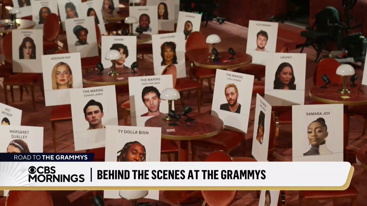 This Sunday’s #GRAMMYs could make history, with Bad Bunny, Rosé and the musicians behind “KPop Demon Hunters” all up for major awards. Anthony Mason got a unique behind-the-scenes look at how the team behind music’s biggest night is preparing, including for a blockbuster segment featuring all eight Best New Artist nominees.