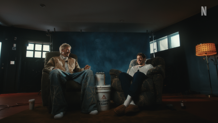 Machine Gun Kelly and Pete Davidson talking fatherhood in Pete's garage: "Let go of control and just be your child's biggest cheerleader." The premiere episode of The Pete Davidson Show, a new video podcast, is now on Netflix.