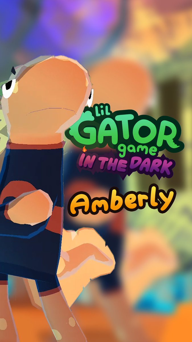Howdy Amberly! She's so confident and cool, it's quite chilling! 🥶 Lil Gator Game: In the Dark, coming February 12, 2026! lil gator game: IN THE DARK