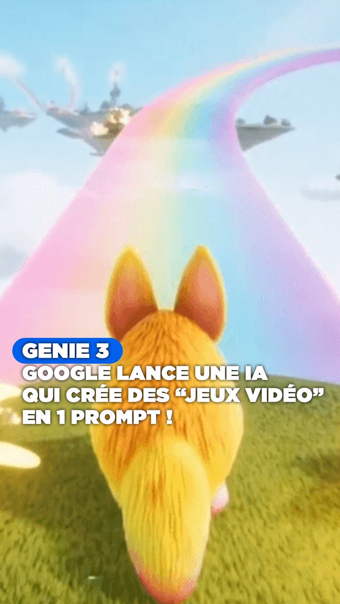 La nouvelle IA de Google, Genie 3, est capable de créer de courtes séquences de jeu vidéo avec un simple prompt ! Il suffit de guider l'IA avec des instructions textuelles et visuelles pour qu'un univers explorable tout entier soit modélisé.